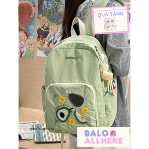BaLo (XINHXINH) [ORDER] Balo Dễ Thương Họa Tiết Bơ, Balo Nữ Đi Học BL286