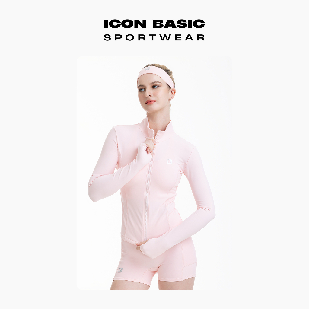 BASIC ZIP JACKET Áo khoác zip thể thao tôn dáng - ICON BASIC Sportwear
