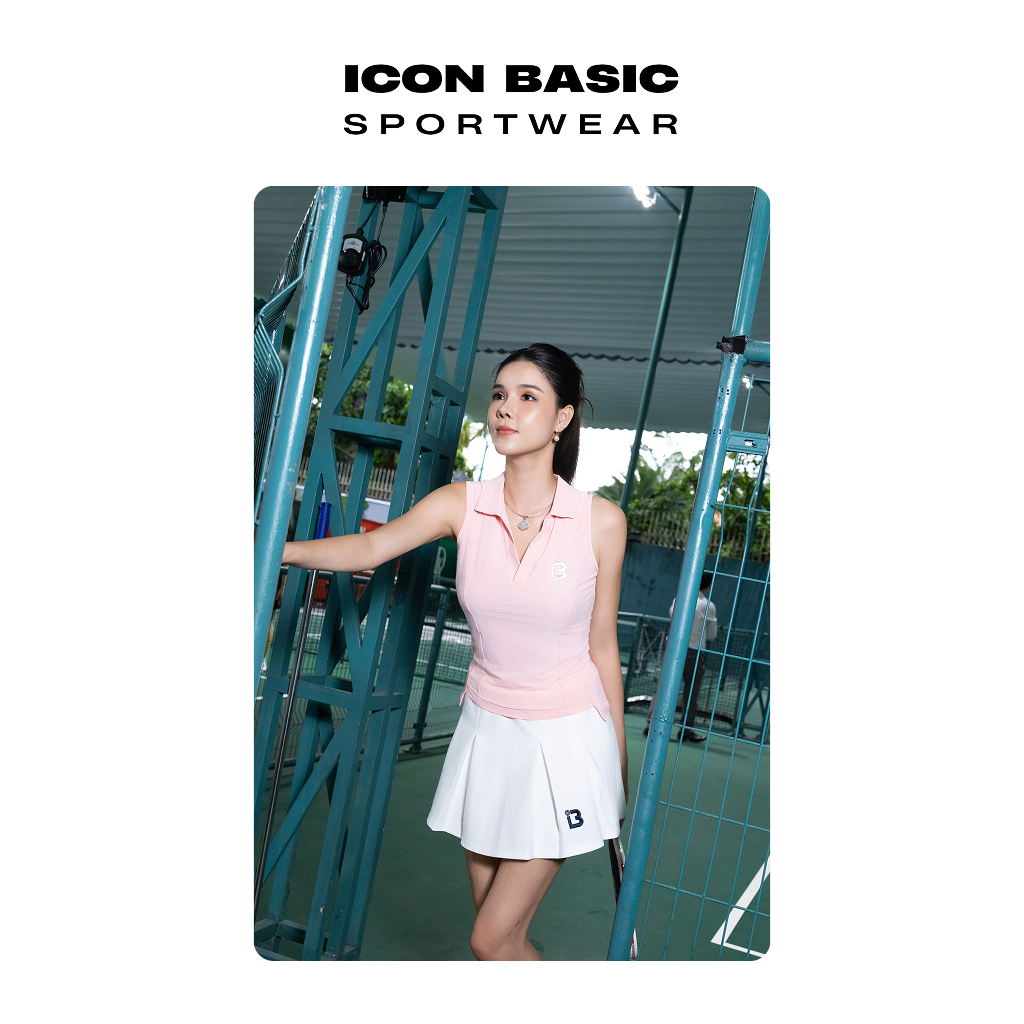 ICY TOP - Áo tanktop cổ polo vải nhẹ tênh, thoái mái, thấm hút - ICON BASIC Sportwear