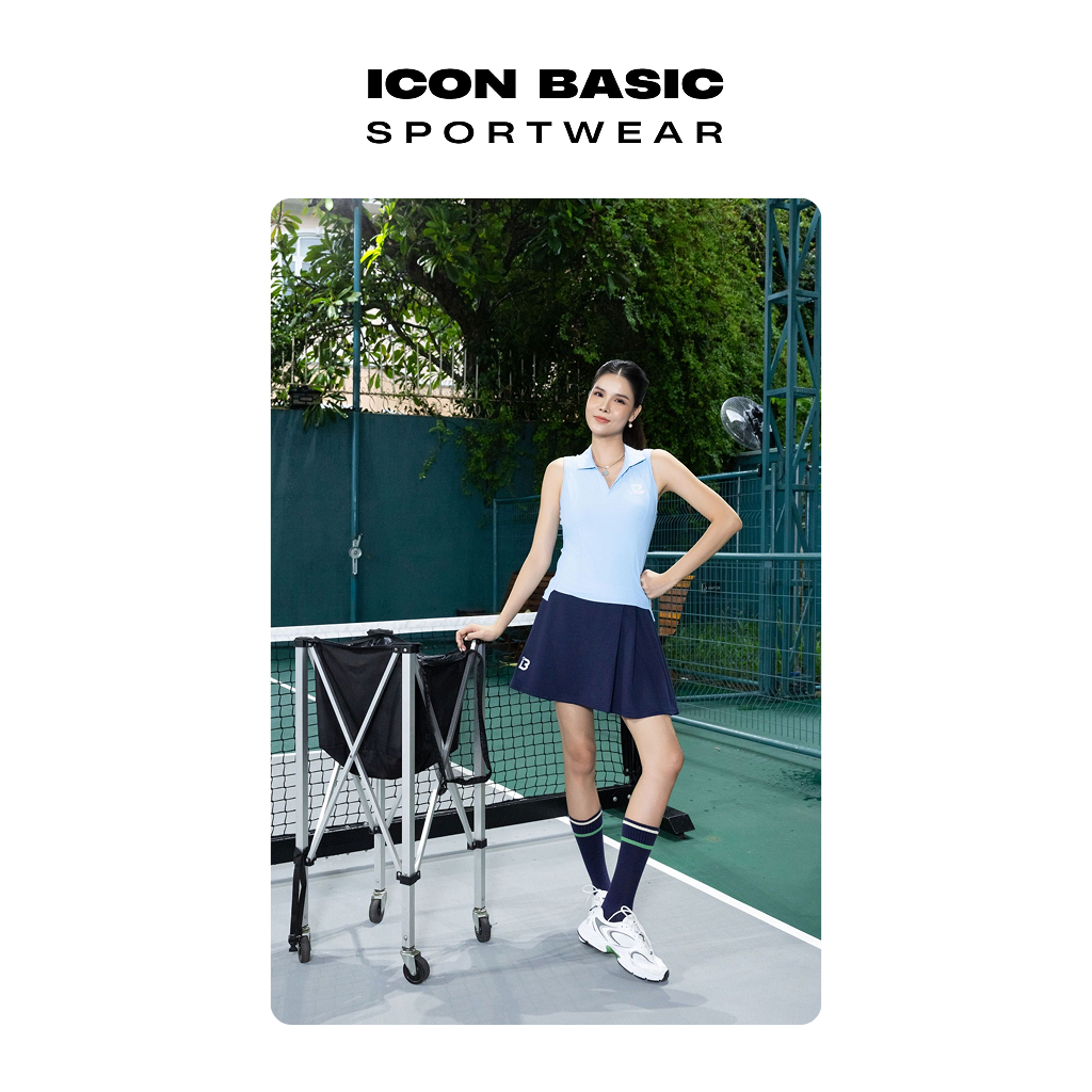 ICY TOP - Áo tanktop cổ polo vải nhẹ tênh, thoái mái, thấm hút - ICON BASIC Sportwear