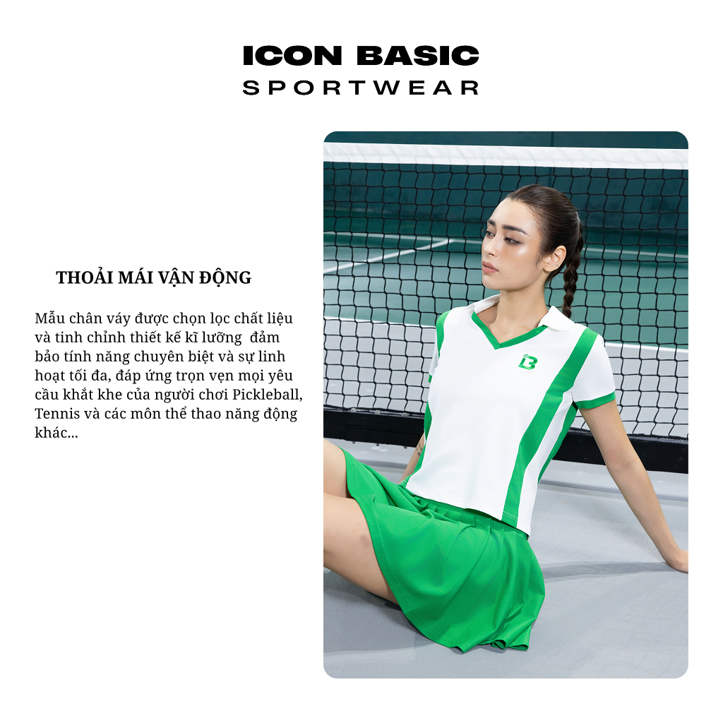 JUNO SKIRT Chân váy xếp ly thể thao - ICON BASIC Sportwear
