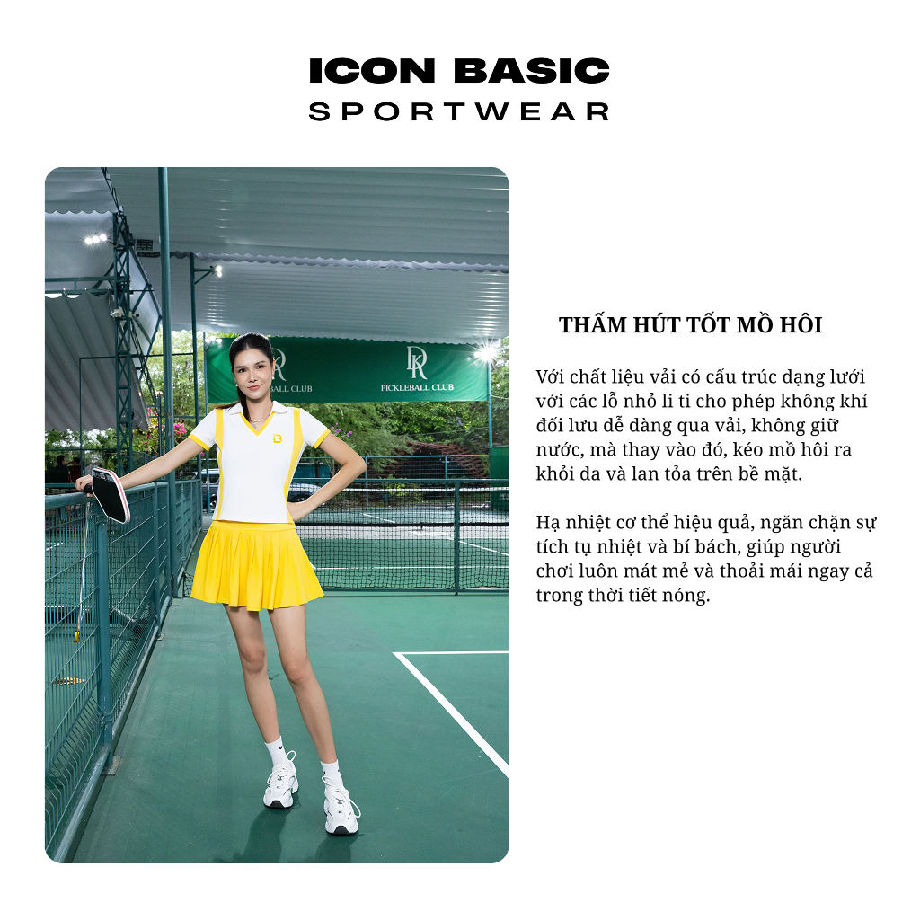 SPORTY POLO Áo polo nữ thể thao - ICON BASIC Sportwear
