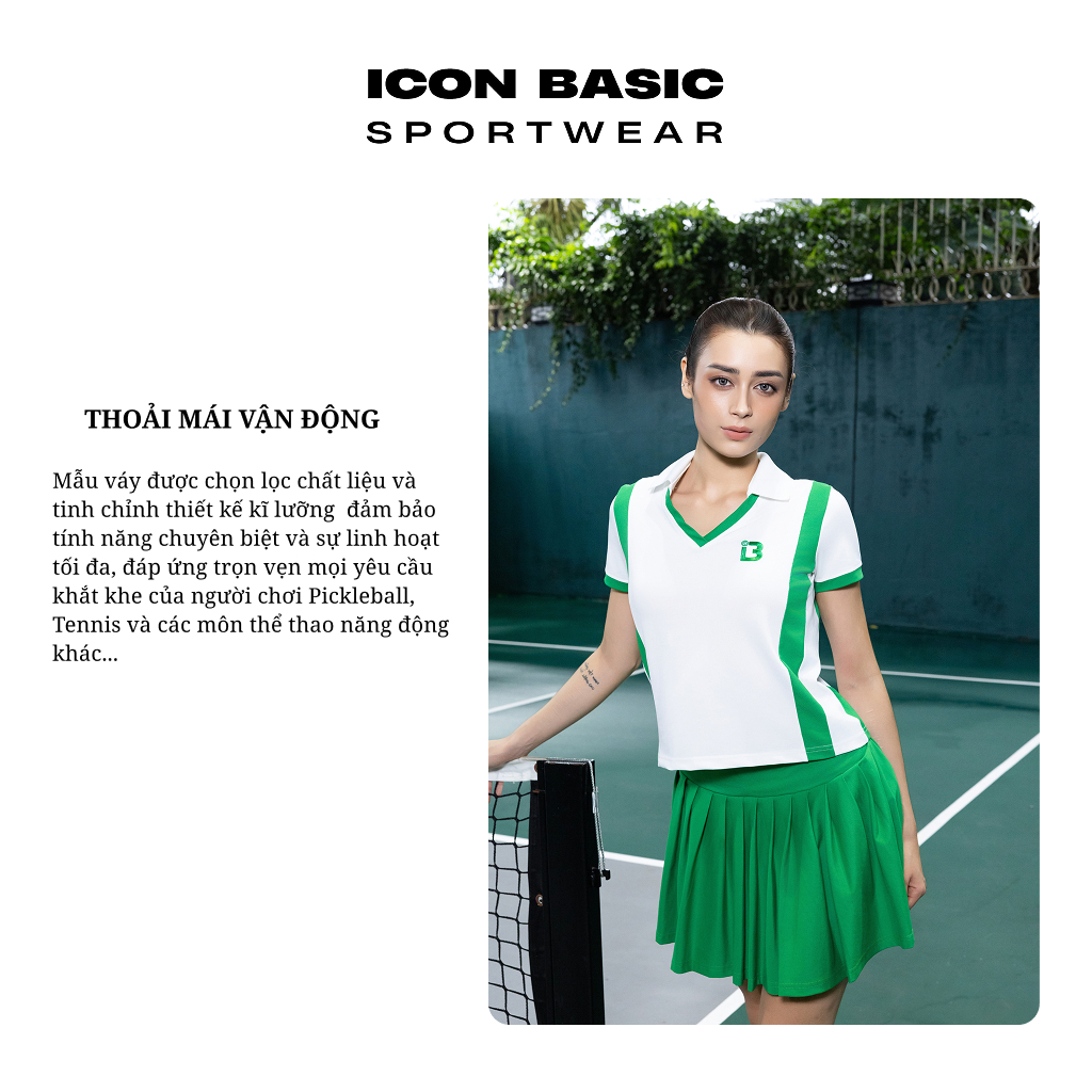 SPORTY POLO Áo polo nữ thể thao - ICON BASIC Sportwear