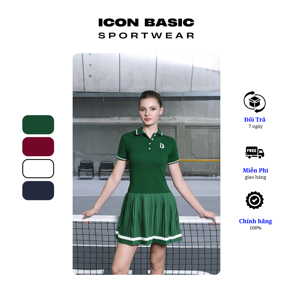 SELA DRESS Váy thể thao năng động - ICON BASIC Sportwear