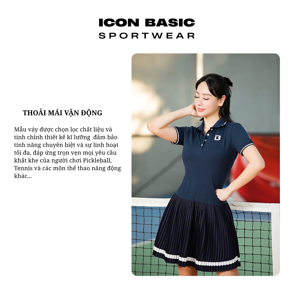 SELA DRESS Váy thể thao năng động - ICON BASIC Sportwear