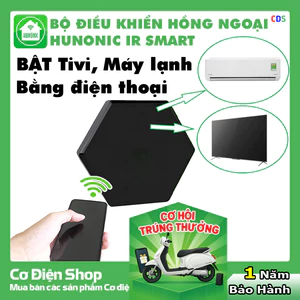 Bộ Điều Khiển Tivi Máy Lạnh Từ Xa Bằng Điện Thoại Hunonic IR Smart - Chính Hãng, Bảo hành 1 Năm