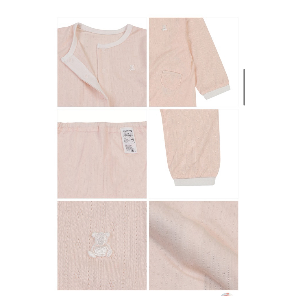 Bộ Agabang xuất dư Hàn chất rayon mềm mỏng mát cho bé trai và bé gái [80]