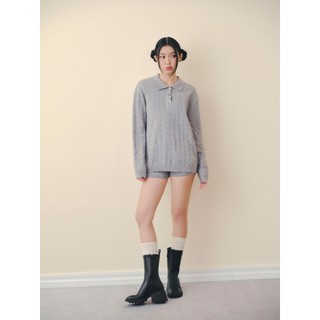Set OLV áo và quần len trẻ trung năng động Knit Collar Set nhiều màu phù hợp mọi dịp