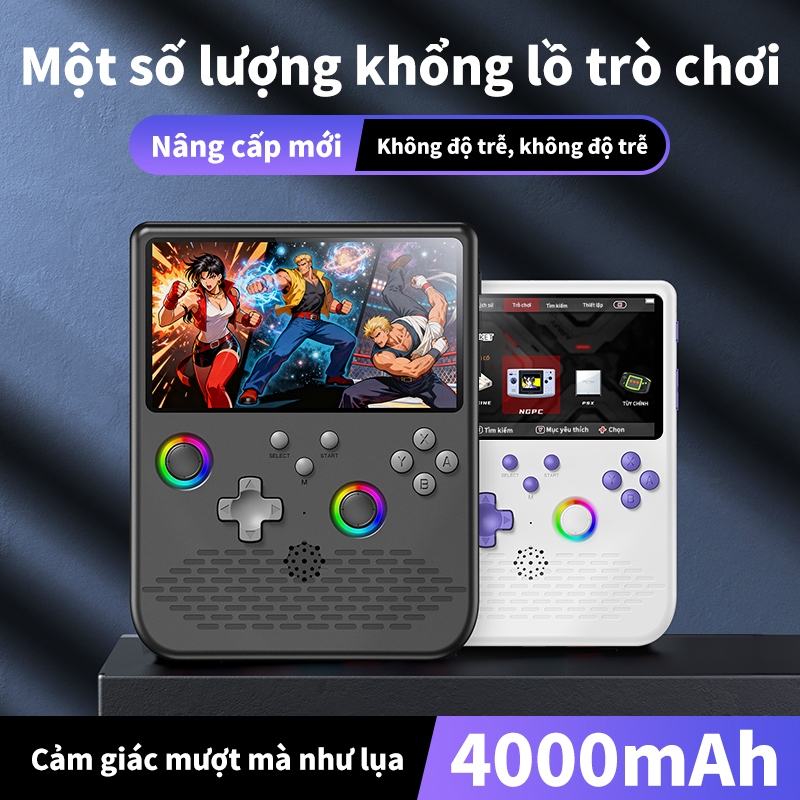 Máy chơi game cầm tay R36S, 64GB bộ nhớ, hệ điều hành Linux, màn hình IPS 3.5 inch, hỏa tốc sẵn hàng