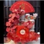 Set hoa VIP trang trí tháp bánh, tháp oản decor ngày Tết 2026