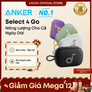soundcore by Anker Select 4 Go Loa Bluetooth mini IP67 chống nước 20 giờ chơi nhạc dễ mang theo âm trầm mạnh A31X1