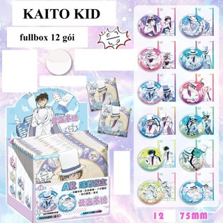 [hàng sẵn] new Kaito Kid / Gói Huy hiệu và thẻ trong nhân phẩm blindbox fullbox 12 gói anime Thám tử lừng danh Conan