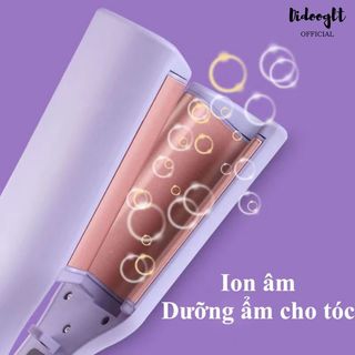Máy Uốn Tóc Xoăn Sóng Nước Hippie 32mm Chất Liệu Gốm Sứ Ceramic Cao Cấp YATASMART