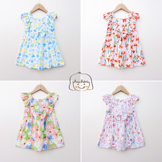 Váy Lanh bé gái, Đầm Lanh bé gái cánh tiên dáng BabyDoll ChuChoaKids [VBC33]