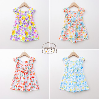 Váy Lanh bé gái, Đầm Lanh bé gái cánh tiên dáng BabyDoll ChuChoaKids [VBC33]