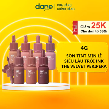 Son Kem Peripera Mịn Lì Siêu Lâu Trôi Ink The Velvet (4g) - Hàng Công Ty Có Tem Phụ
