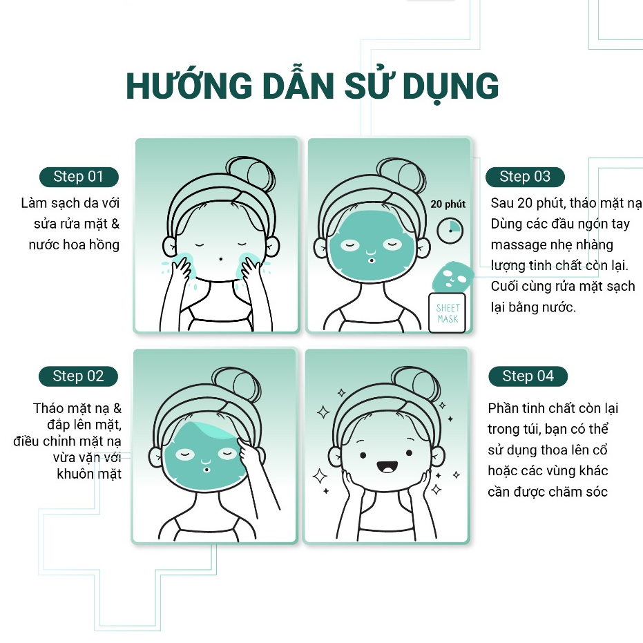 Mặt nạ phục hồi dưỡng ẩm làm dịu da centella Eshumi Collagen Repair Cica Mask
