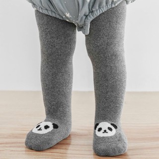 Quần tất loại dày cho bé 6-24 tháng mặc thu đông. Quần tất có bàn in hình gấu cho bé. Dino Kids