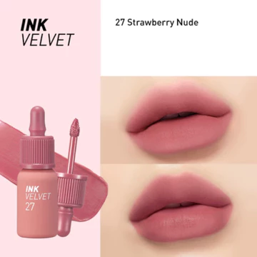 Son Kem Mịn Lì Siêu Lâu Trôi Ink The Velvet Peripera 4g - Hàng Công Ty Có Tem Phụ