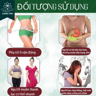 Trà Giảm Mỡ (Tiêu mỡ) - Làng Mai - Hộp 60 gói Trà Lá Nam Detox thải mỡ bụng, đùi giúp nhẹ người.