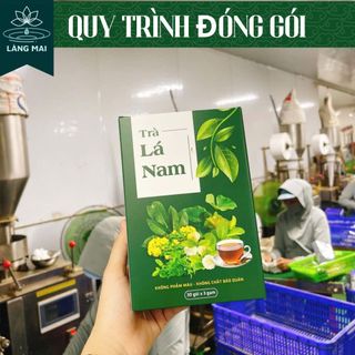 Trà Giảm Mỡ (Tiêu mỡ) - Làng Mai - Hộp 60 gói Trà Lá Nam Detox thải mỡ bụng, đùi giúp nhẹ người.