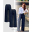 THN05 - Jeans suông sọc xanh