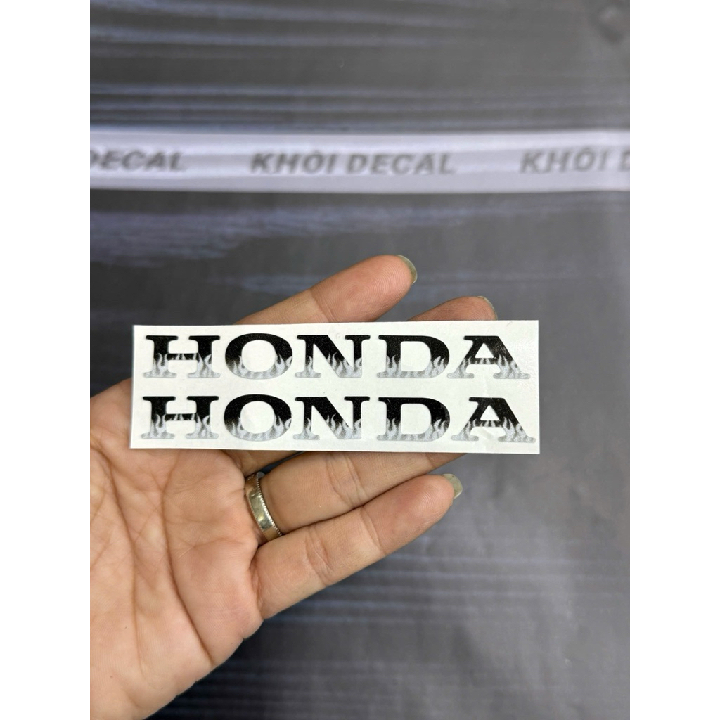 Tem Honda lốc máy các dòng xe Honda phản quang 3M chính hãng(1 tem)