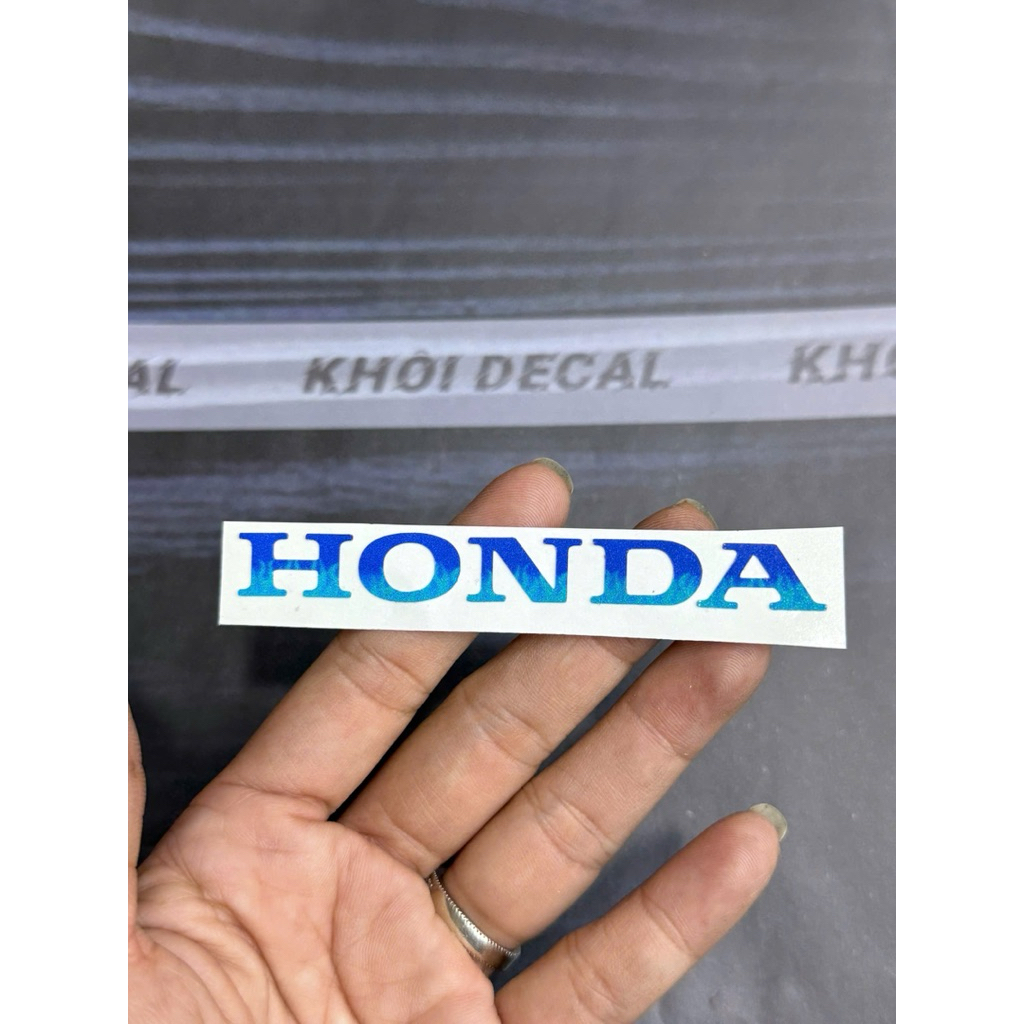 Tem Honda lốc máy các dòng xe Honda phản quang 3M chính hãng(1 tem)
