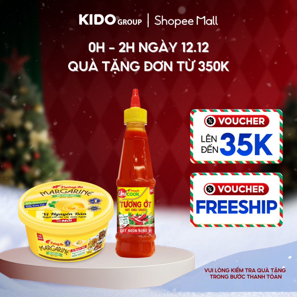 [0H-2H 12.12] Quà tặng đơn từ 350K (Tương ớt TA Unicook 310g + Bơ 80g)