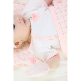M&B (0-12M) Bộ quần áo cộc tay Carrot Thỏ Hồng chất cotton cao cấp mềm mịn, thoáng mát thấm hút mồ hôi tốt BST SS25/26