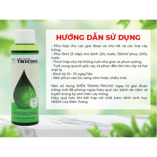 Nấm đối kháng Trichoderma Điền Trang dạng nước tăng cường hệ vi sinh cho đất chai 100ml