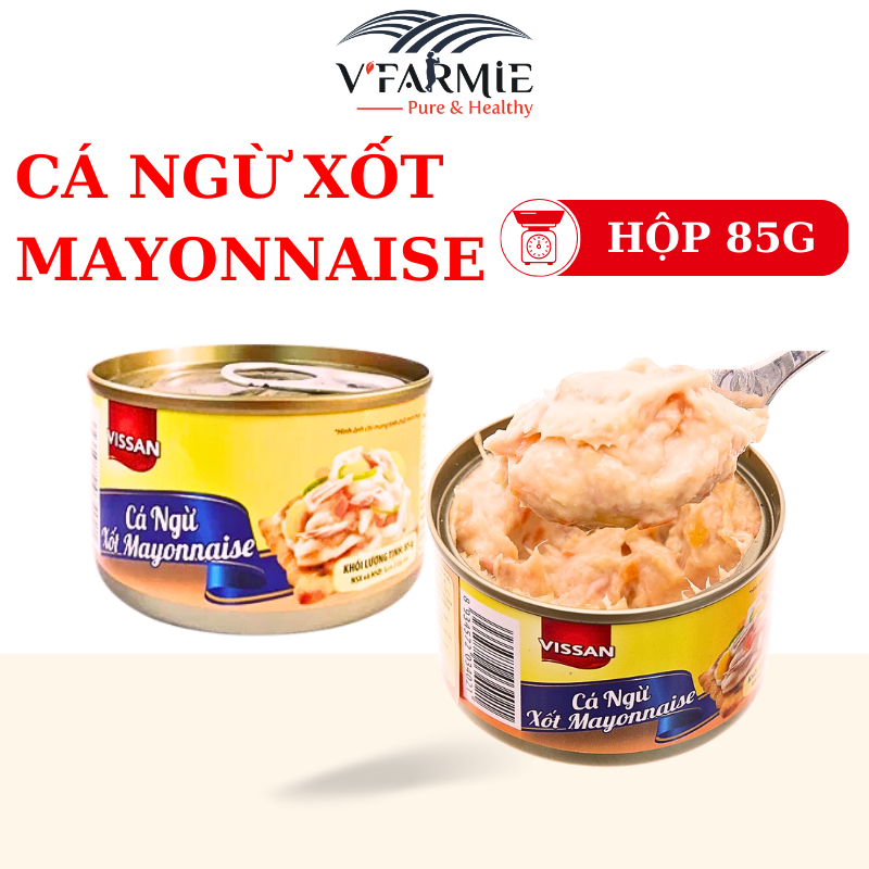 Cá ngừ xốt Mayonnaise Vissan hộp nhỏ 85g