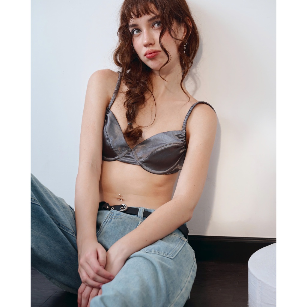 Velia Bralette - Remmus | Áo bra chất liệu lụa mịn dày cao cấp