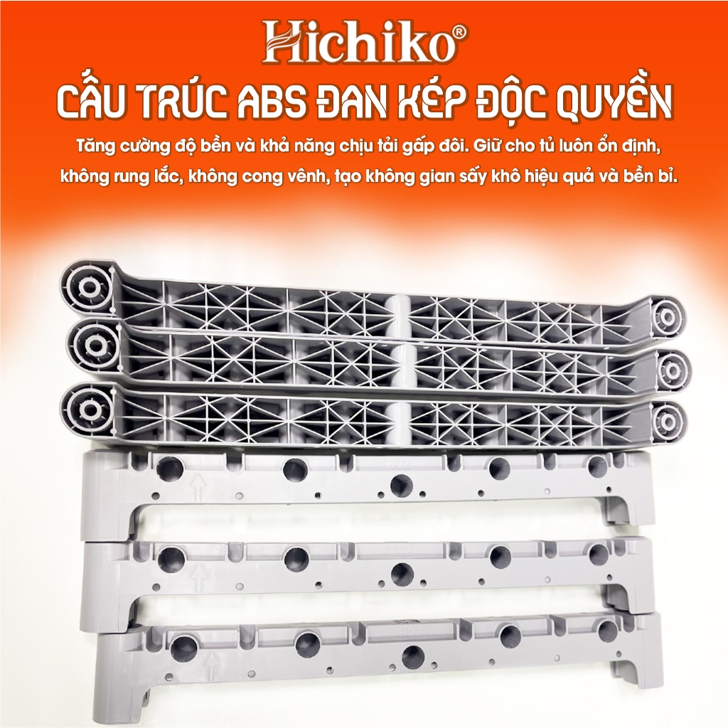 Tủ sấy Quần Áo Máy sấy Quần Áo Hichiko HC-1005 Bảo hành 12 Tháng, Khử mùi hiệu quả