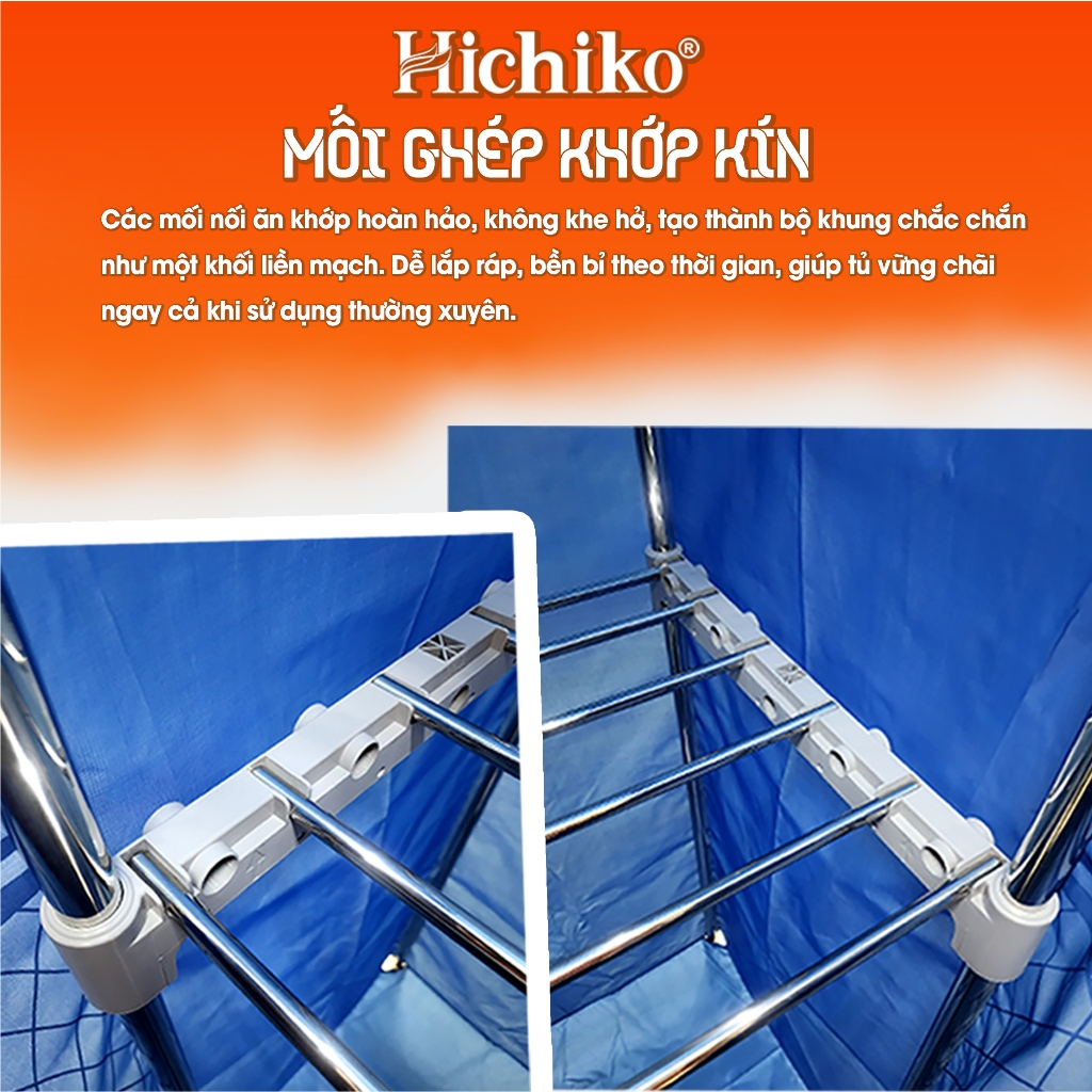 Tủ sấy Quần Áo Máy sấy Quần Áo Hichiko HC-1005 Bảo hành 12 Tháng, Khử mùi hiệu quả