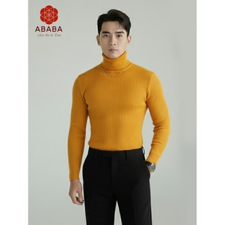 Áo len nam cổ lọ lông cừu ABABA, dày dặn ấm mềm mịn dễ chịu - ABA-LOVANG