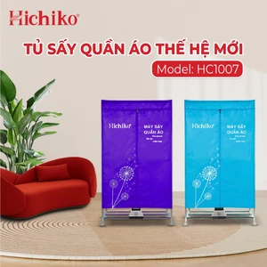 Tủ sấy quần áo Hichiko, công suất 1500W, bảo hành 12 tháng