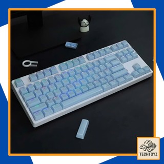 [ Xuyên Led ] Bộ Keycaps Pha Lê - PBT xuyên led + Lắp PC dày dặn - ASA Profile