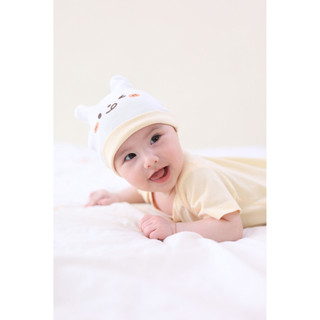 M&B (0-12M) Bộ bodychip sơ sinh Gấu Bread Vàng cotton cao cấp mềm mịn, thoáng mát thấm hút tốt