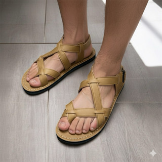Dép Sandal , Dép Quai Hậu Nam , Quai Da Xít . Đế Cao Su Đúc và Nguyên Khối , Xu Hướng Thiết Kế Mới Mẻ [ Quai Hậu ]