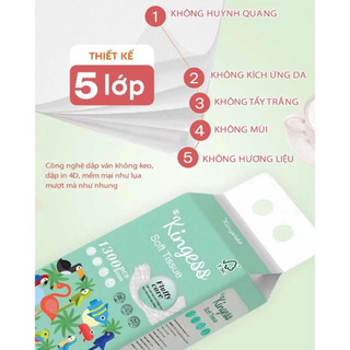 [ COMBO 6 BỊCH ] 1300TỜ/BỊCH KHĂN GIẤY RÚT TREO TƯỜNG KINGESS.