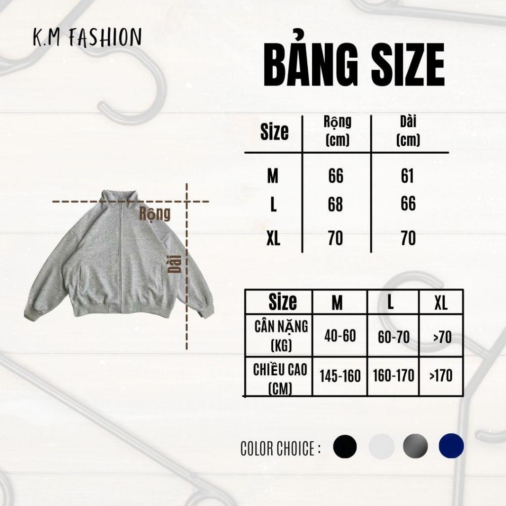 [RẺ VÔ ĐỊCH] Áo Khoác Zip Nam Nữ Form Boxy Rộng Rãi Viralwear Unisex Chất Nỉ 2 Da Phong Cách