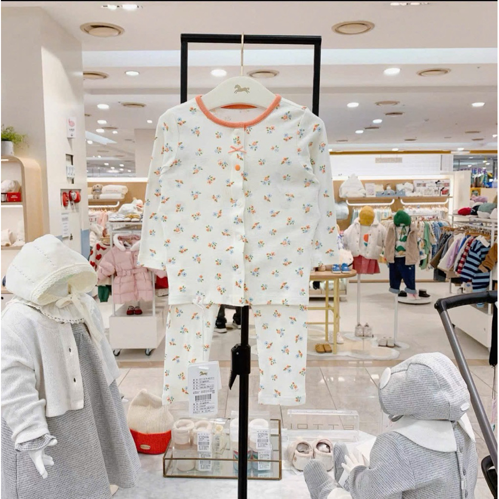 Set ettoi hoa nhí tag agabang chất cotton (thiếu nơ và thay cúc agabang)