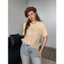 Len01 Áo Len tay lở dáng cardigan