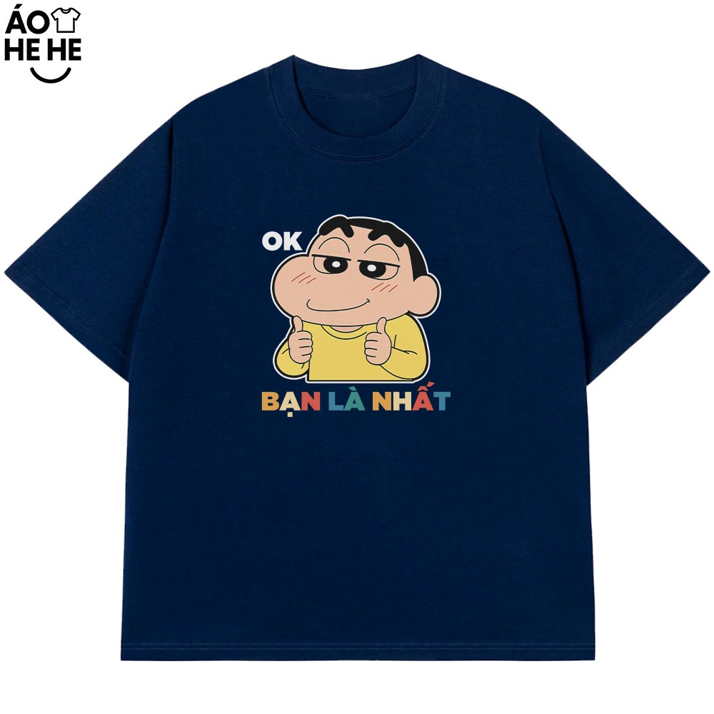 Áo Thun In Chữ Hài Hước Ok Bạn Là Nhất Câu Nói Text Văn Phòng Công Sở Form Rộng Cotton 230gsm