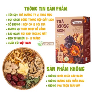 Trà dưỡng tỳ vị DETONIC hỗ trợ tiêu hóa, tăng cường hấp thu dinh dưỡng, giảm ợ hơi đầy bụng, ăn uống không ngon miệng