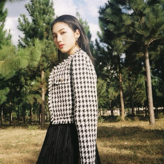 ÁO DẠ TWEED KẺ CARO LOVE POEM TINGOAN