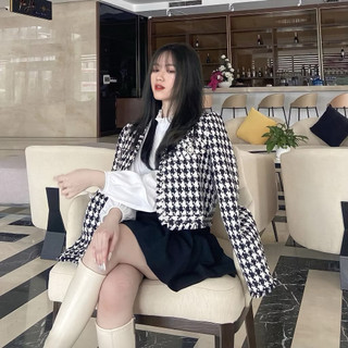 ÁO DẠ TWEED KẺ CARO LOVE POEM TINGOAN
