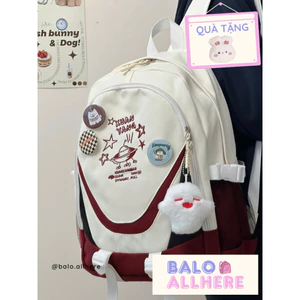 BaLo (XINHXINH) Cặp Balo Đi Học Nữ Học Sinh Cấp 2, Cấp 3, Sinh Viên Đa Năng Chống Thấm Nước BL289
