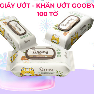 (combo 10 gói) Khăn ướt - Giấy ướt  Gooby Premium  Phiên bản mới đa năng, AN TOÀN CHO TRẺ SƠ SINH 60 - 100 TỜ